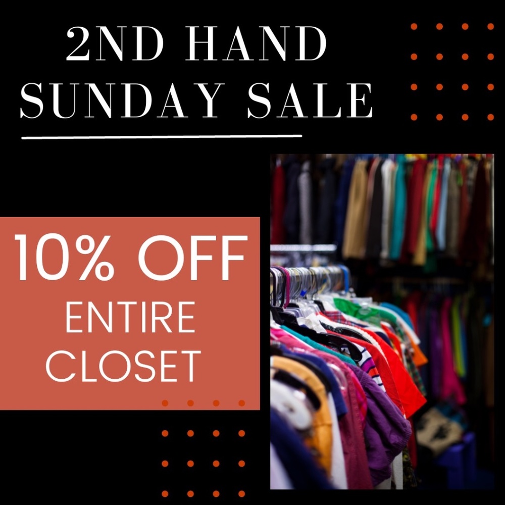 Second Hand Sunday Sale! Please See Description
